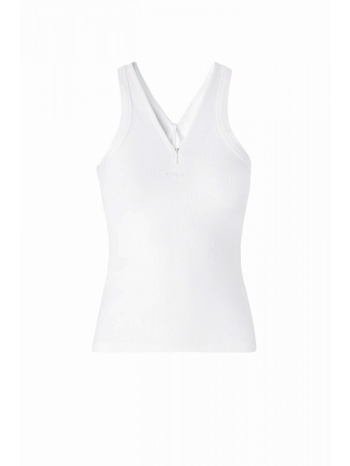 pinko φανελακι cynar (curacao) tank top λευκο