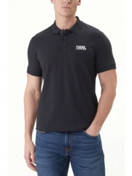 karl lagerfeld polo logo μπλε