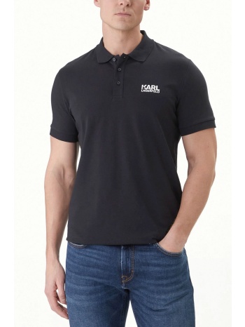 karl lagerfeld polo logo μπλε