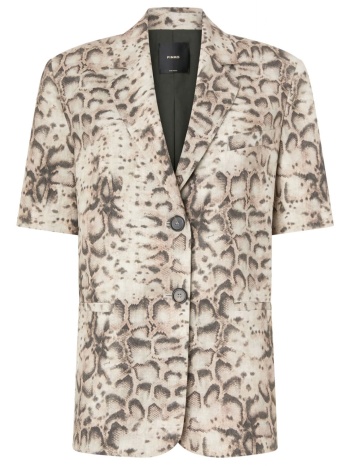 pinko σακακι brindisi jacket μοτιβο φιδιου