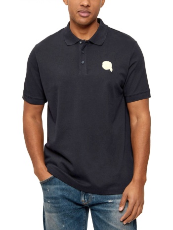 karl lagerfeld polo logo μπλε