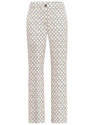 marella emme παντελονι chino emmclassi εμπριμε τσεπες λευκο-μπλε