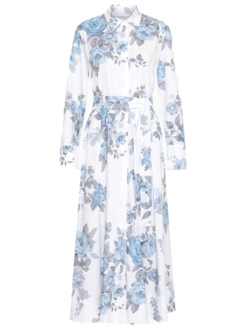 marella φορεμα midi mllformica floral κρυφα κουμπια