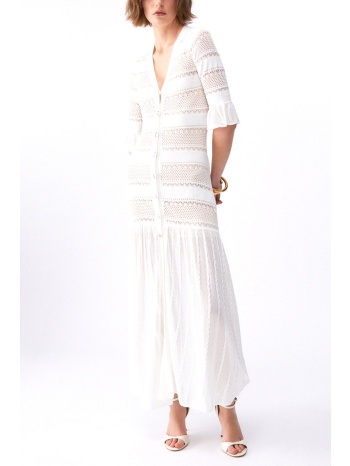 liu-jo better φορεμα maxi διατρητο κουμπια ανοιγμα κατω