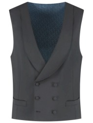 michael kors γιλεκο κουστουμιου double breasted vest μαυρο