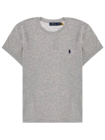 ralph lauren t-shirt w bsr logo γκρι