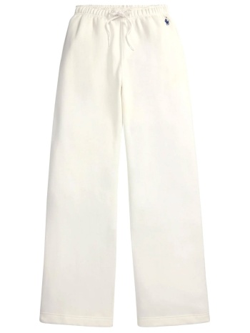 ralph lauren παντελονι φορμα classics wd lg fl pt logo λευκο