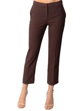 elisabetta franchi παντελονι chino ανοιγμα κατω καφε