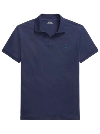 ralph lauren polo custom slim fit logo μπλε
