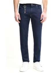 paul&shark παντελονι jeans stretch giza cotton fine egyptian yarn μπλε