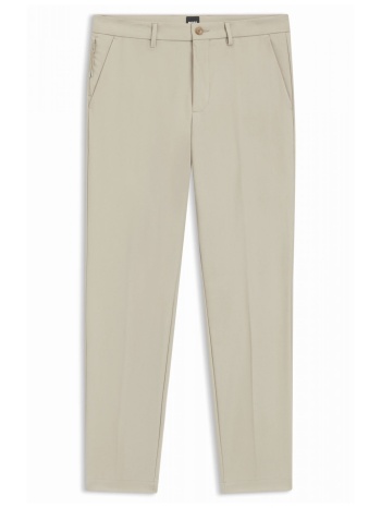 boss παντελονι chino slim fit p-kaiton1-zip μπεζ