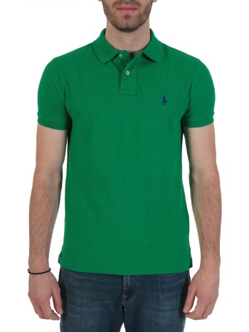 ralph lauren polo custom slim fit πρασινο