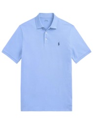 ralph lauren polo custom slim fit logo σιελ