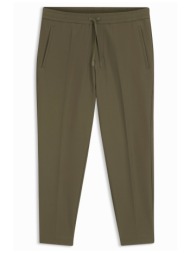boss athleisure παντελονι chino t-flex tapered fit χακι