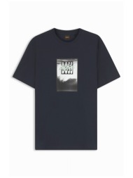 boss casual t-shirt te_dj μπλε