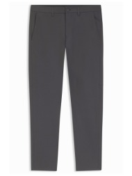 boss athleisure παντελονι chino slim fit t_commuter-slim χακι-γκρι
