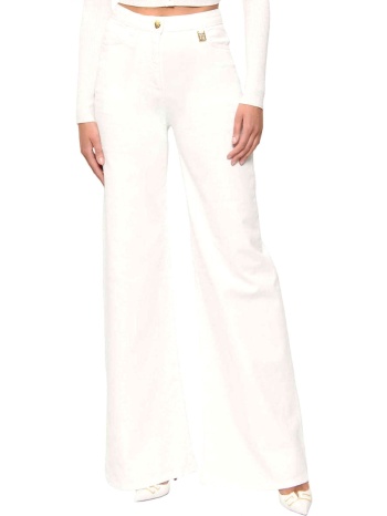 elisabetta franchi παντελονι jeans λευκο