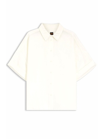 boss casual πουκαμισο λινο c_bisenas εκρου