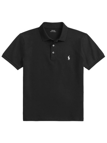 ralph lauren polo custom slim fit logo μαυρο