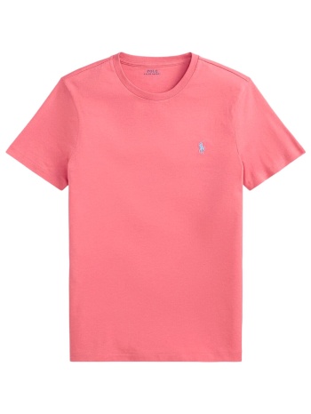 ralph lauren t-shirt custom slim fit logo φουξια