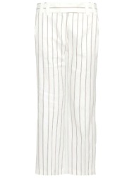 marella παντελονι mllfebo ριγε εκρου-καφε