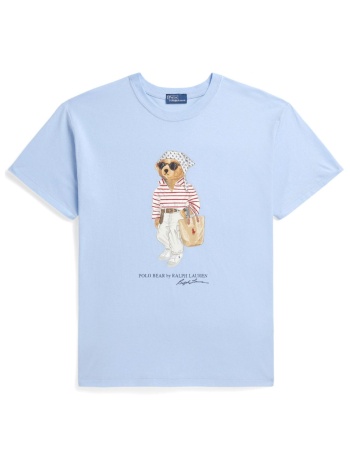 ralph lauren t-shirt classics logo bear σιελ
