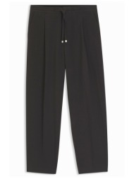 hugo παντελονι tari262x τσεπες πιετες μαυρο