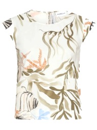 marella tank top mllaffine floral λευκο
