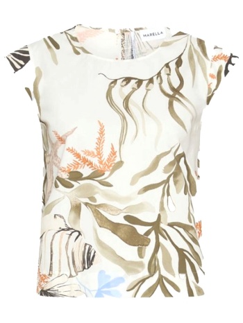 marella tank top mllaffine floral λευκο