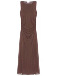 marella φορεμα midi mllalbum καφε