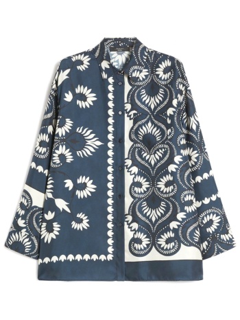 max mara weekend πουκαμισο wkdlastra floral μπλε