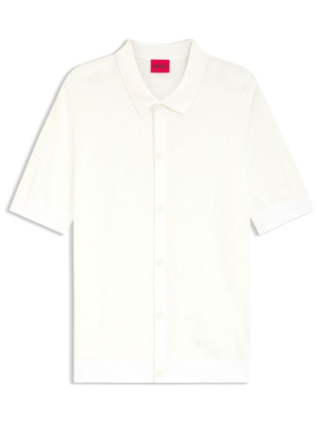 hugo ζακετα polo πλεκτο san paco_cv εκρου