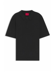 hugo polo πλεκτο san peter-cv μαυρο