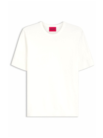 hugo πλεκτο t-shirt crew neck san carl-cv εκρου