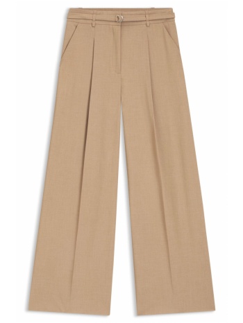 hugo παντελονι hawelsa αποσπωμενη ζωηνη πιετα τσεπες καμηλο