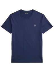 ralph lauren t-shirt custom slim fit logo μπλε