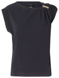 pinko t-shirt melody sweater μαυρο