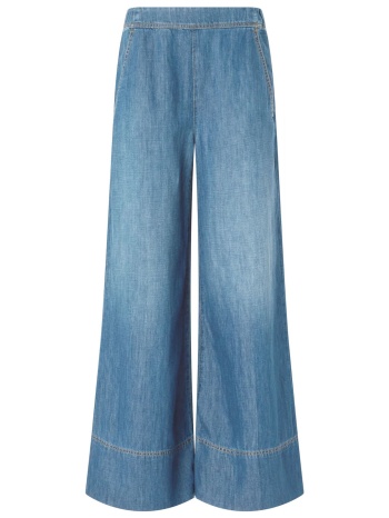 pinko παντελονι me λαστιχο spiaggia trousers tzin μπλε