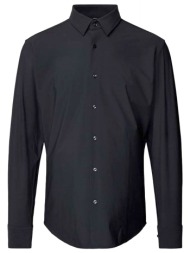 boss performance πουκαμισο regular fit p-joe-s-k-261 μαυρο