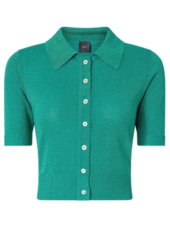 pinko κοντομανικη ζακετα cedrus cardigan σμαραγδη