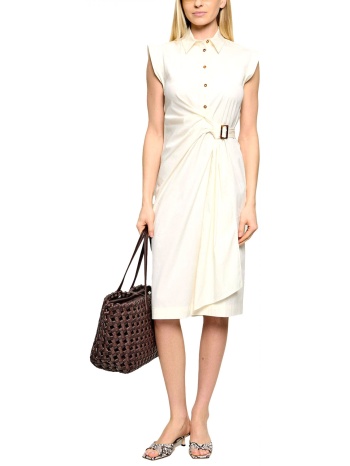 marella φορεμα midi mllgocce κουμπια ανοιγμα κατω σομον