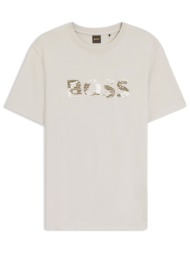 boss casual t-shirt te_insignia εκρου
