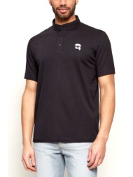 karl lagerfeld polo mao logo μαυρο