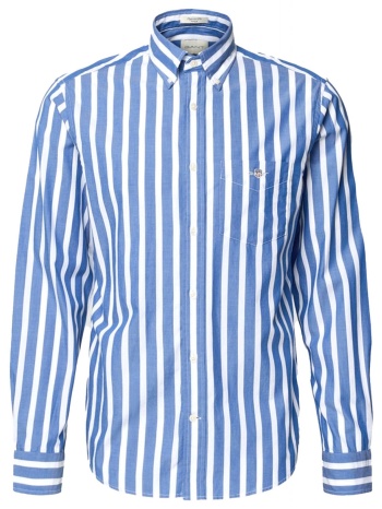 gant πουκαμισο ριγε reg classic poplin wide stripe
