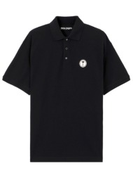 palm angels polo m tree logo μαυρο