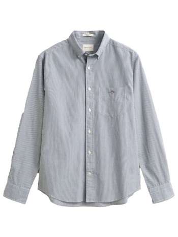 gant πουκαμισο ριγε reg classic poplin banker shirt