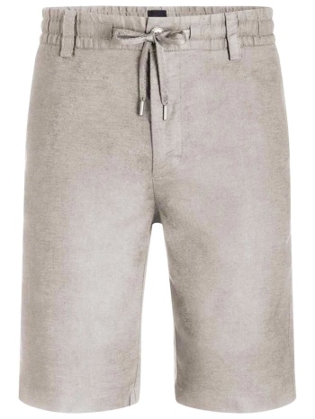 boss casual βερμουδα chino λινο tapered fit