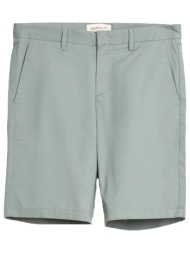 gant βερμουδα chino slim fit mid rise sports shorts φυστικι