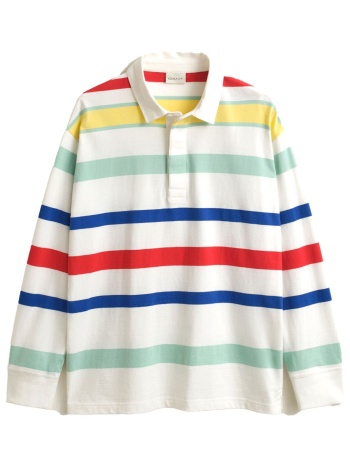 gant polo ριγε multi color rugger πολυχρωμο