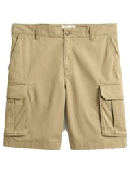 gant βερμουδα cargo reg classic shorts μπεζ